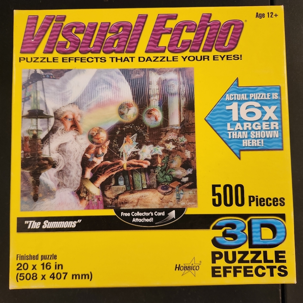Visual Echo "The Summons" 3-D 500 pcs puzzle